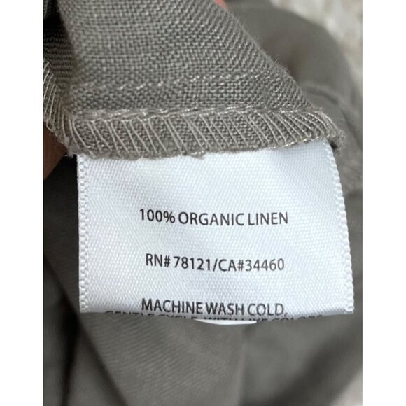 Eileen Fisher Tapered Linen pants tan size XL - Picture 6 of 8